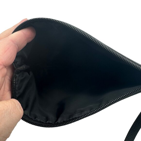 Victorias Secret Multicolor Sequin & Black Faux Leather Wristlet Clutch Bag - Picture 5 of 5